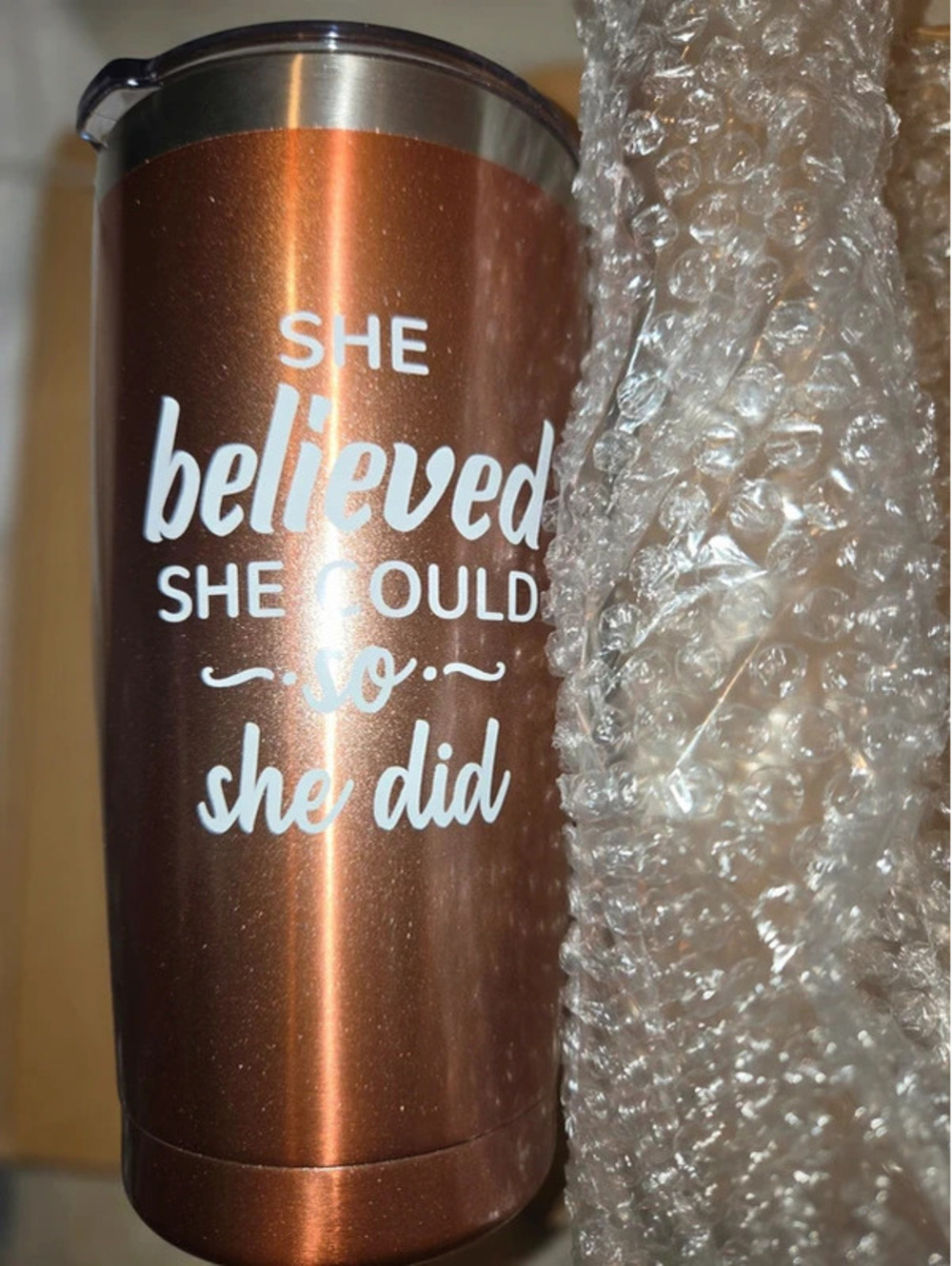 She believed she could so she did tumble her